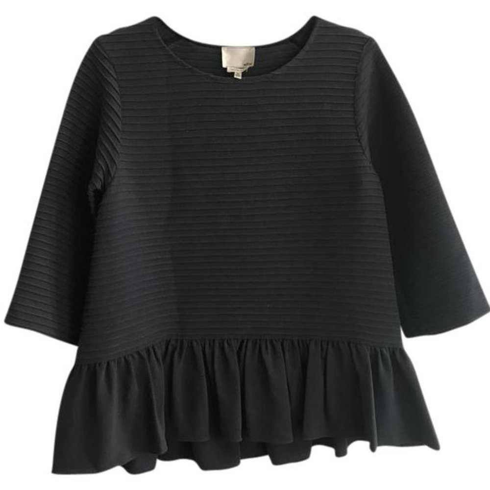 Aritzia Navy Le Fou Blouse